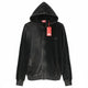 Diesel S-oclock Men Hoodieblack Acid Wash Chenille Zip Up Rrp325