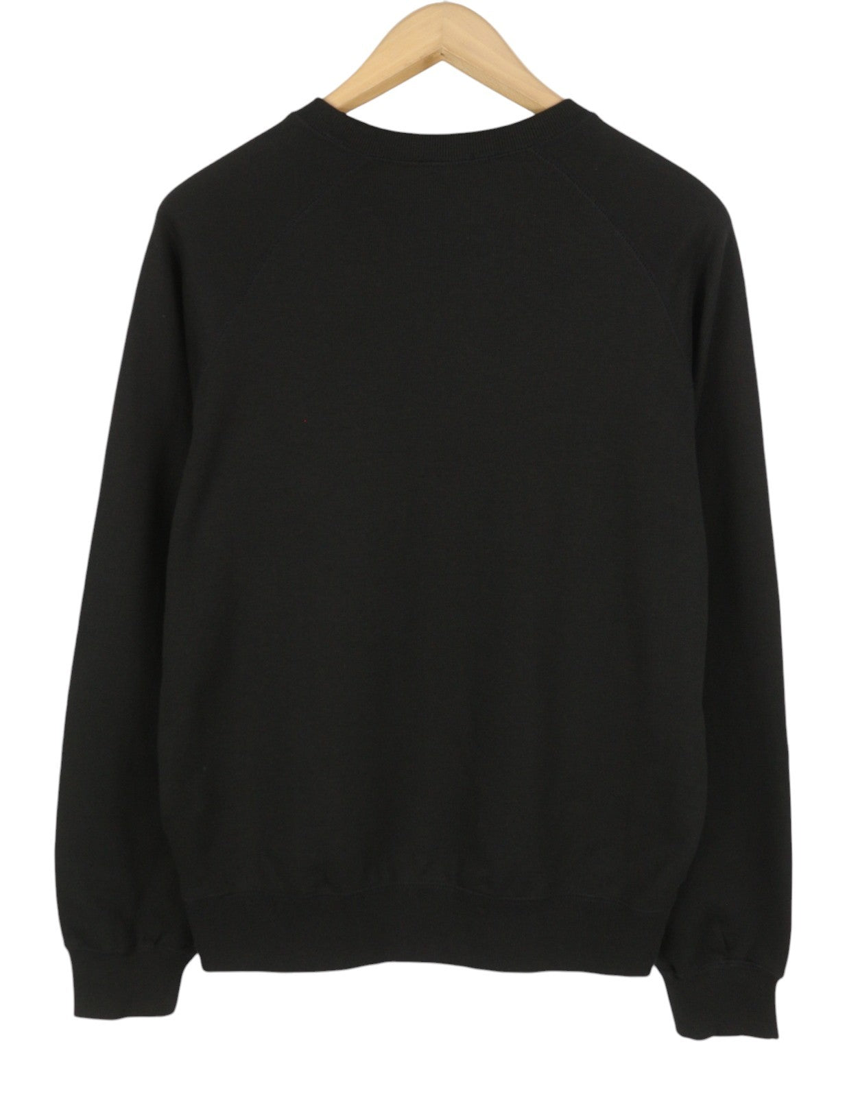 Diesel S-raglan-waf Men Sweatshirtblack Crew Neck Front Logo Pull On Rrp175