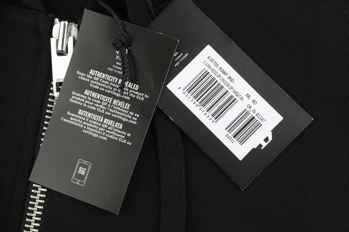 Hoodie S-ginn-hood-zip 250209 Off