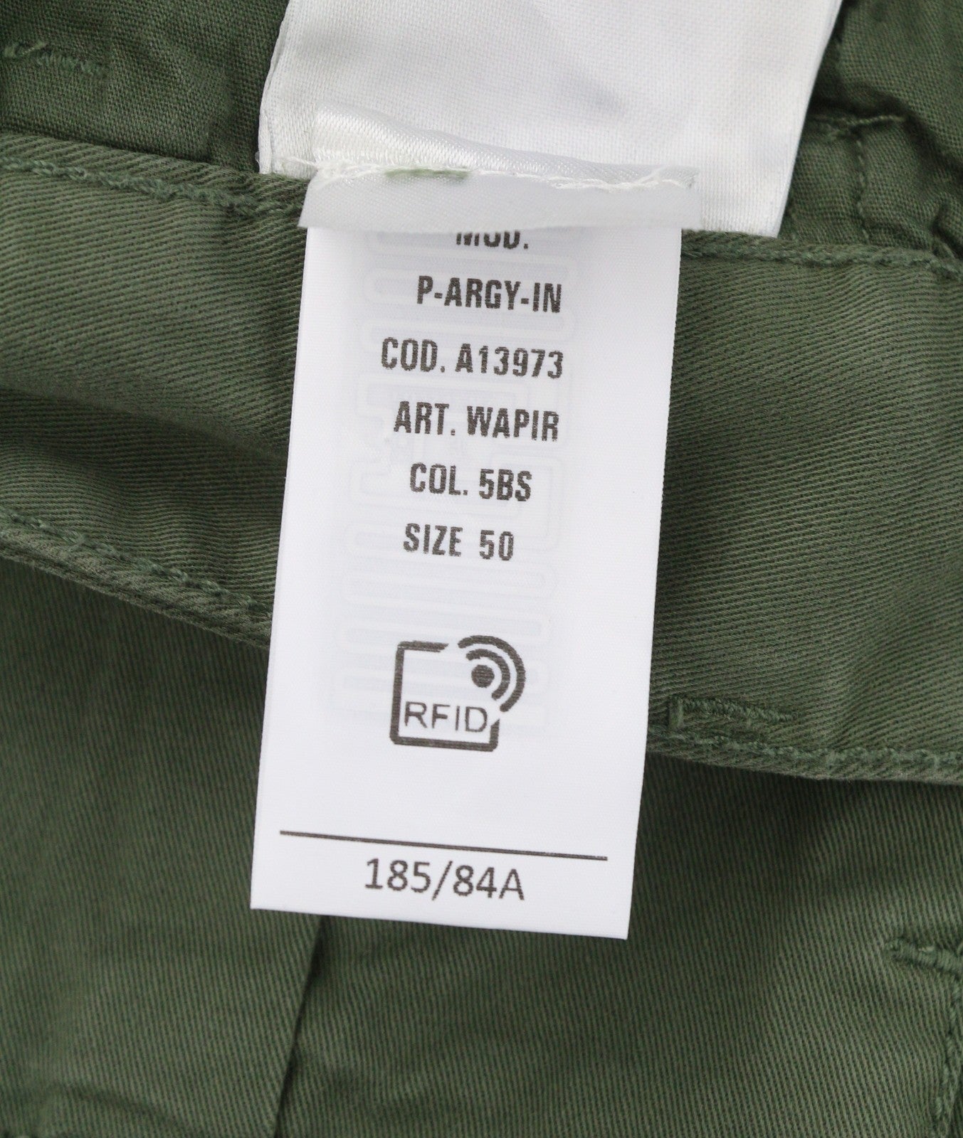 Diesel P-argy-in Men Trousers 50khaki Green Cargo Zip Fly Rrp195