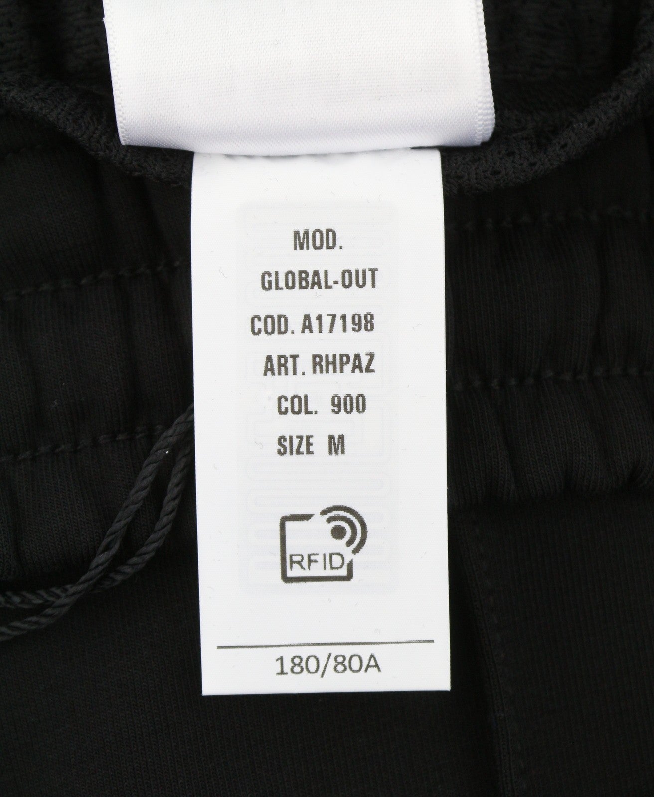 Diesel Global-out Men Trousersblack Drawstring Waist Sweatpants Rrp195