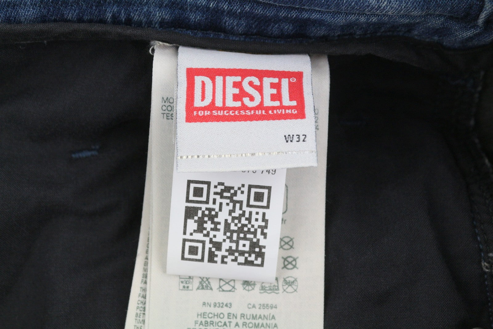 Diesel 2032 D-krooley-b 068pl Jogg Men Jeansblue Faded Distress Rrp325