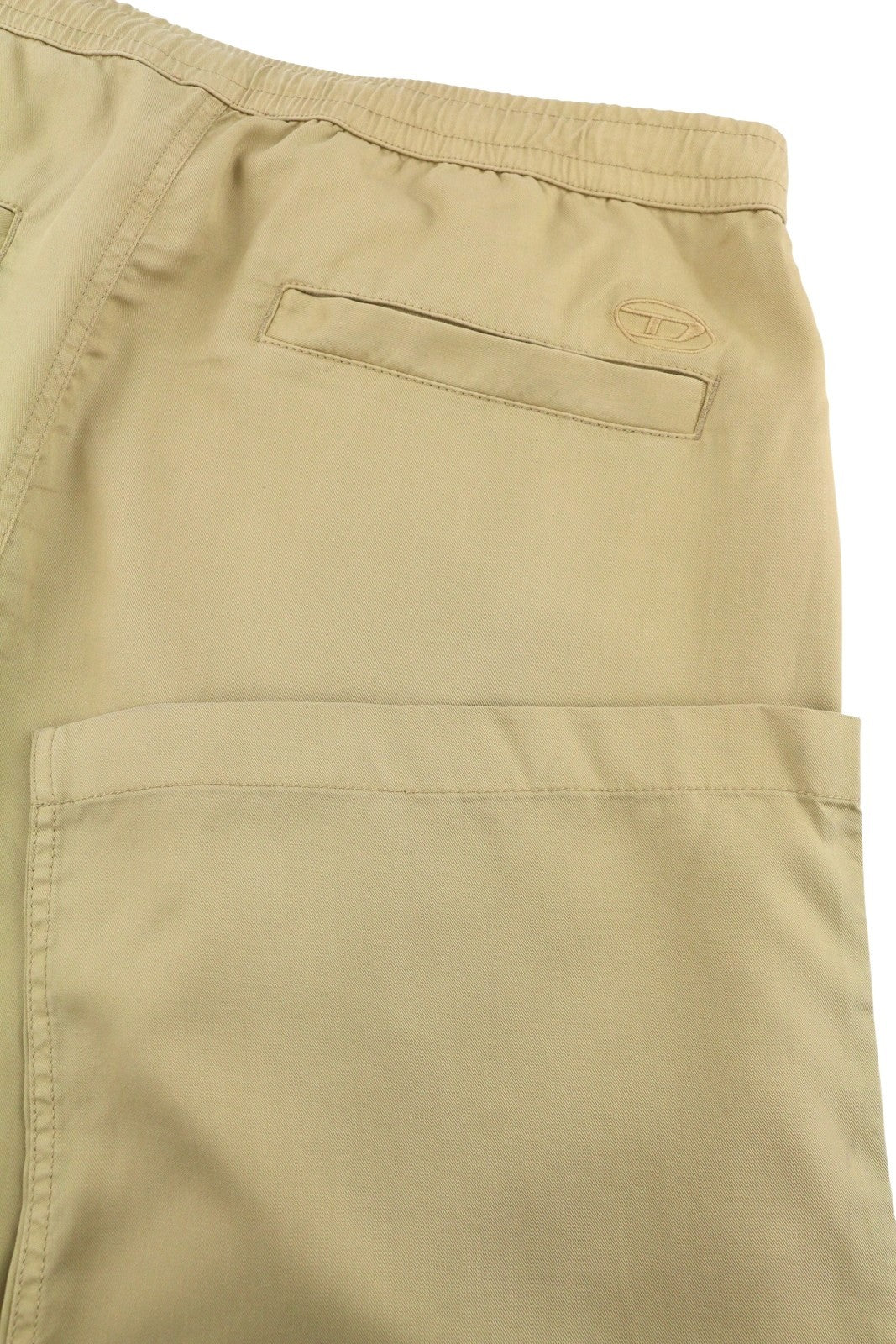 Diesel P-dreyer-c 0hpag Men Trousers 50beige Twill Elastic Waist Rrp175