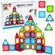 3d Magnetic Blocks Construction Puzzle Colorful 45 Pcs.