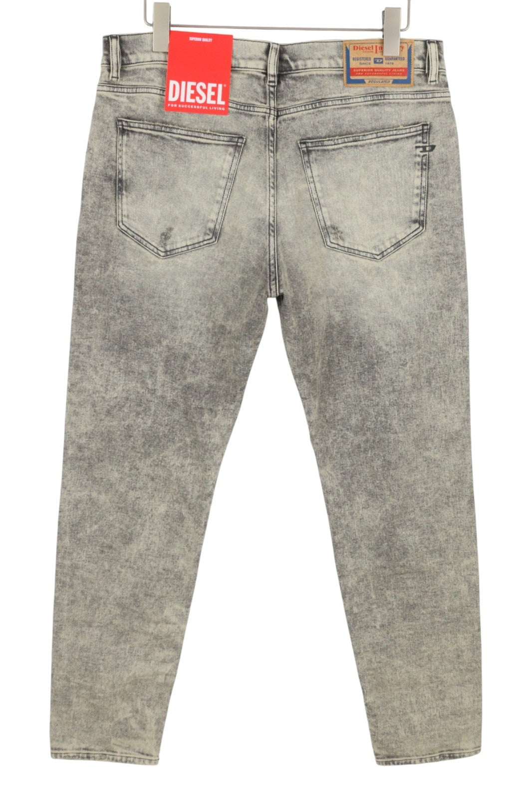 Diesel 2019 D-strukt 09h56 Men Jeansgrey Slim Fit Mid Waist Rrp295