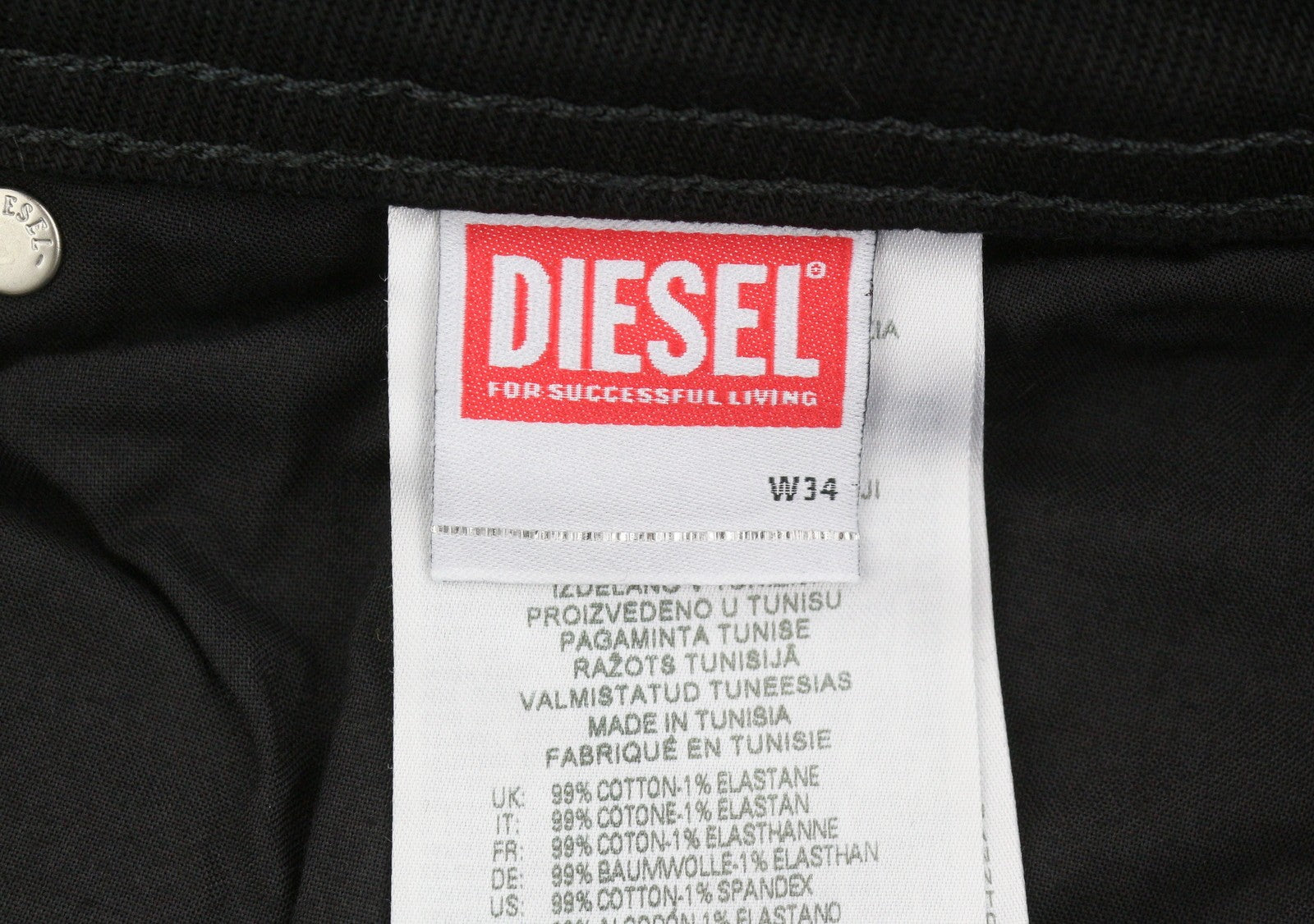Diesel 1985 Larkee R07r3 Men Jeansregular Fit Straight Leg Mid Waist