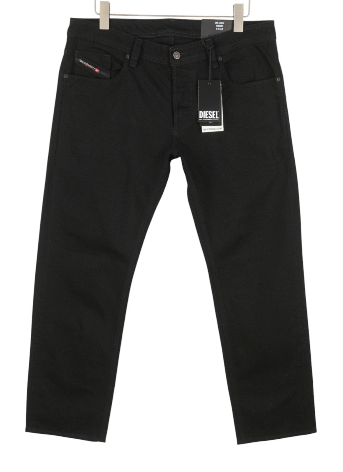 Diesel 1985 Larkee R07r3 Men Jeansregular Fit Straight Leg Mid Waist