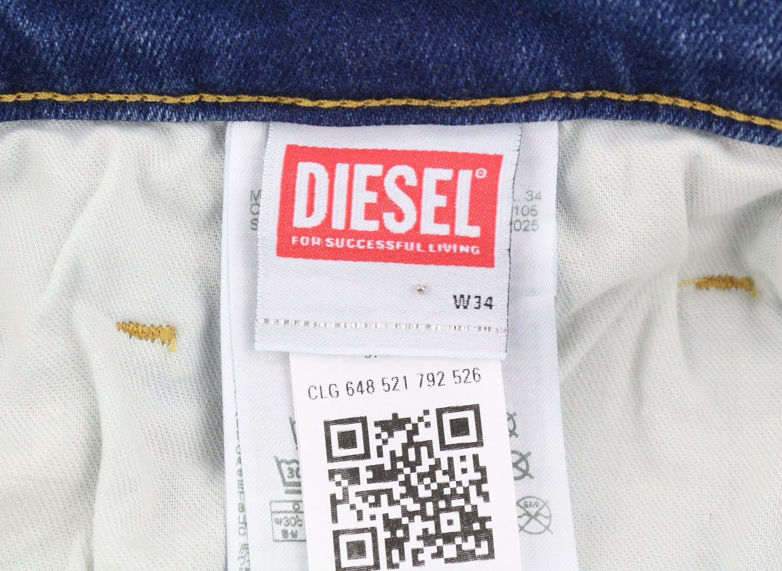 Diesel Tepphar Rb105 Men Jeansblue Whiskers Faded Slim Fit Rrp175