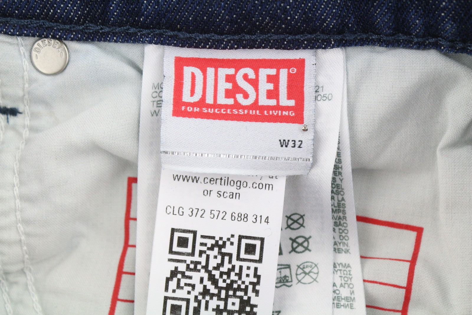 Diesel 2019 D-strukt 09j56 Men Jeansblue Whiskers Distress Slim Rrp195