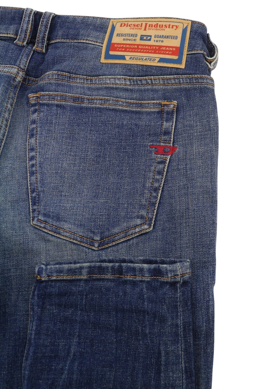 Diesel 1979 Sleenker 09h67 Men Jeansblue Faded Skinny Fit Low Rrp195