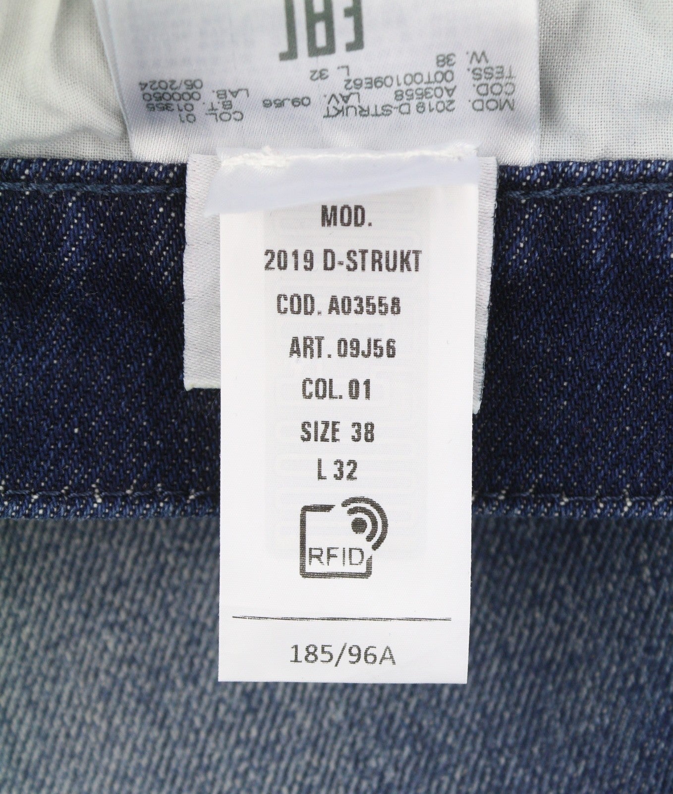 Diesel 2019 D-strukt 09j56 Men Jeansblue Whiskers Distress Slim Rrp195