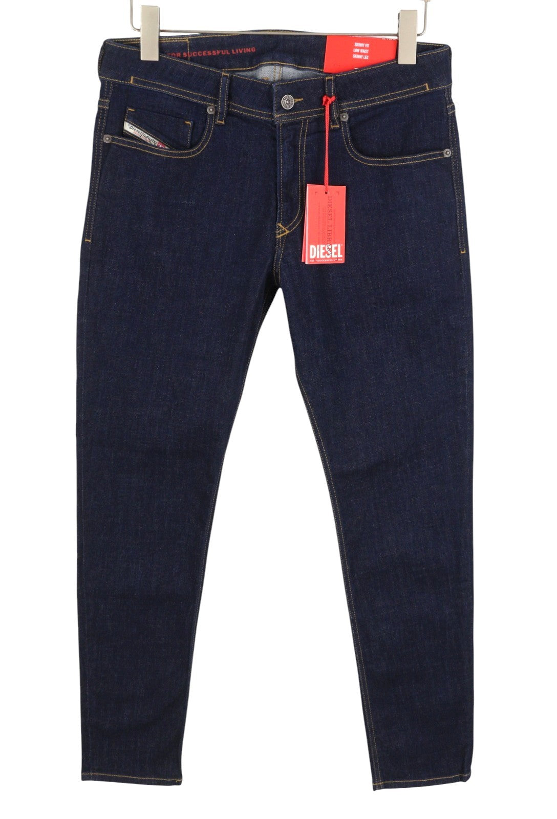 Diesel 1979 Sleenker Z9c17 Men Jeansdark Blue Skinny Fit Zipper