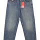 Diesel 2001 D-macro 0clbb Men Jeansblue Relaxed Fit Wide Leg Low Rrp195
