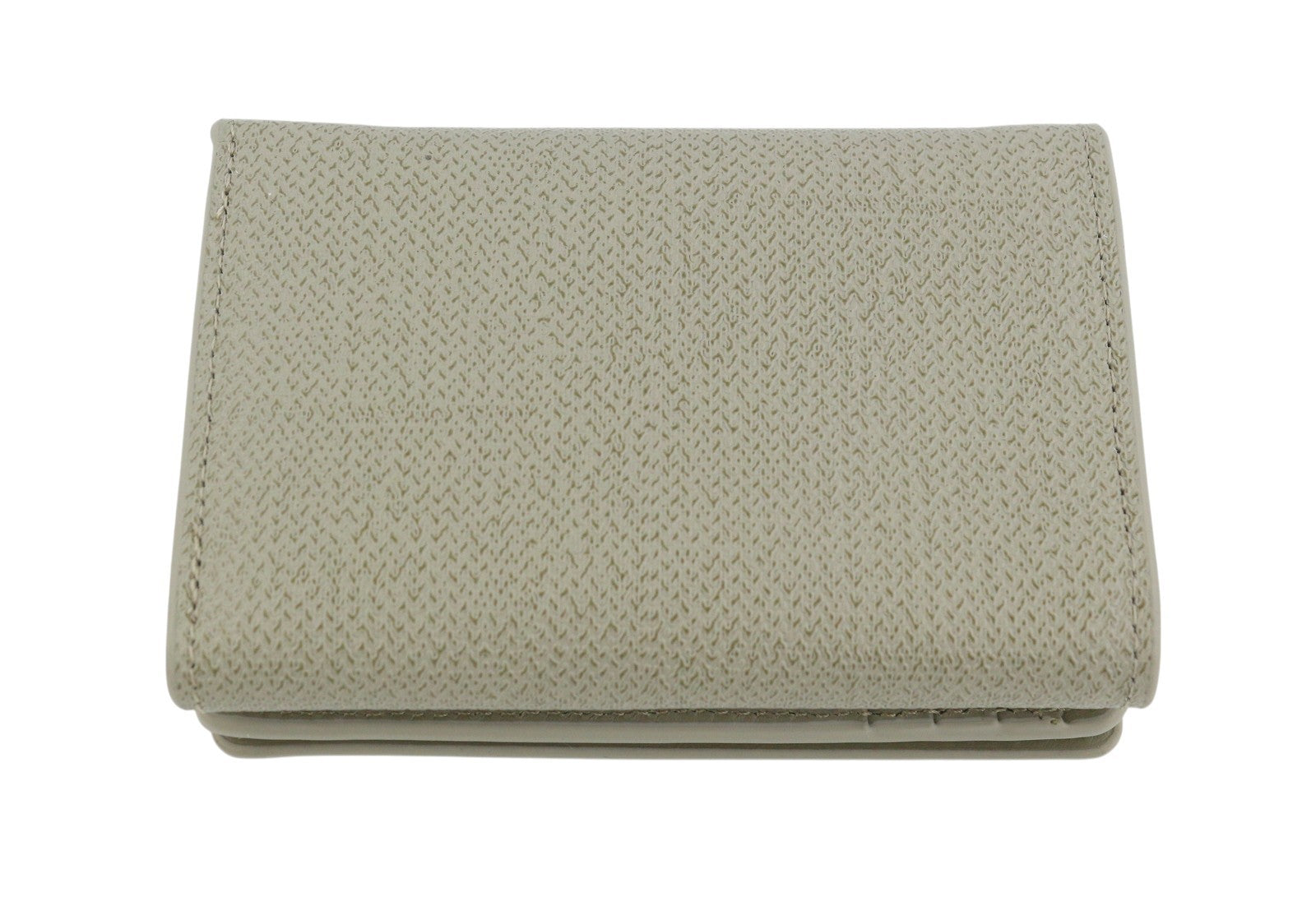 Diesel Tri-fold Coin Women Walletgrey Genuine Leather Patterned Rrp210