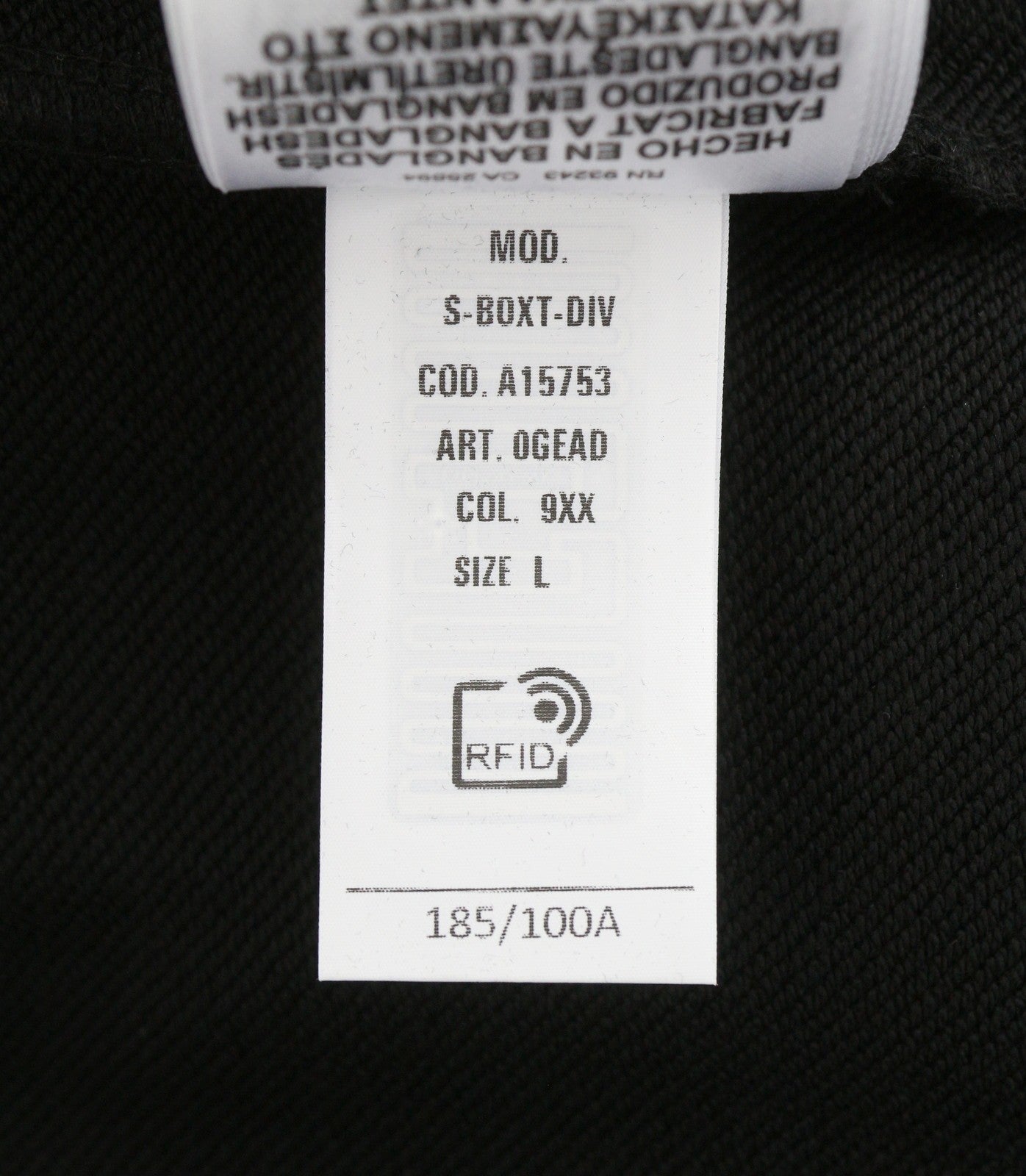 Diesel S-boxt-div Men Sweatshirtblack Crew Neck Long Sleeve Pull On Rrp150