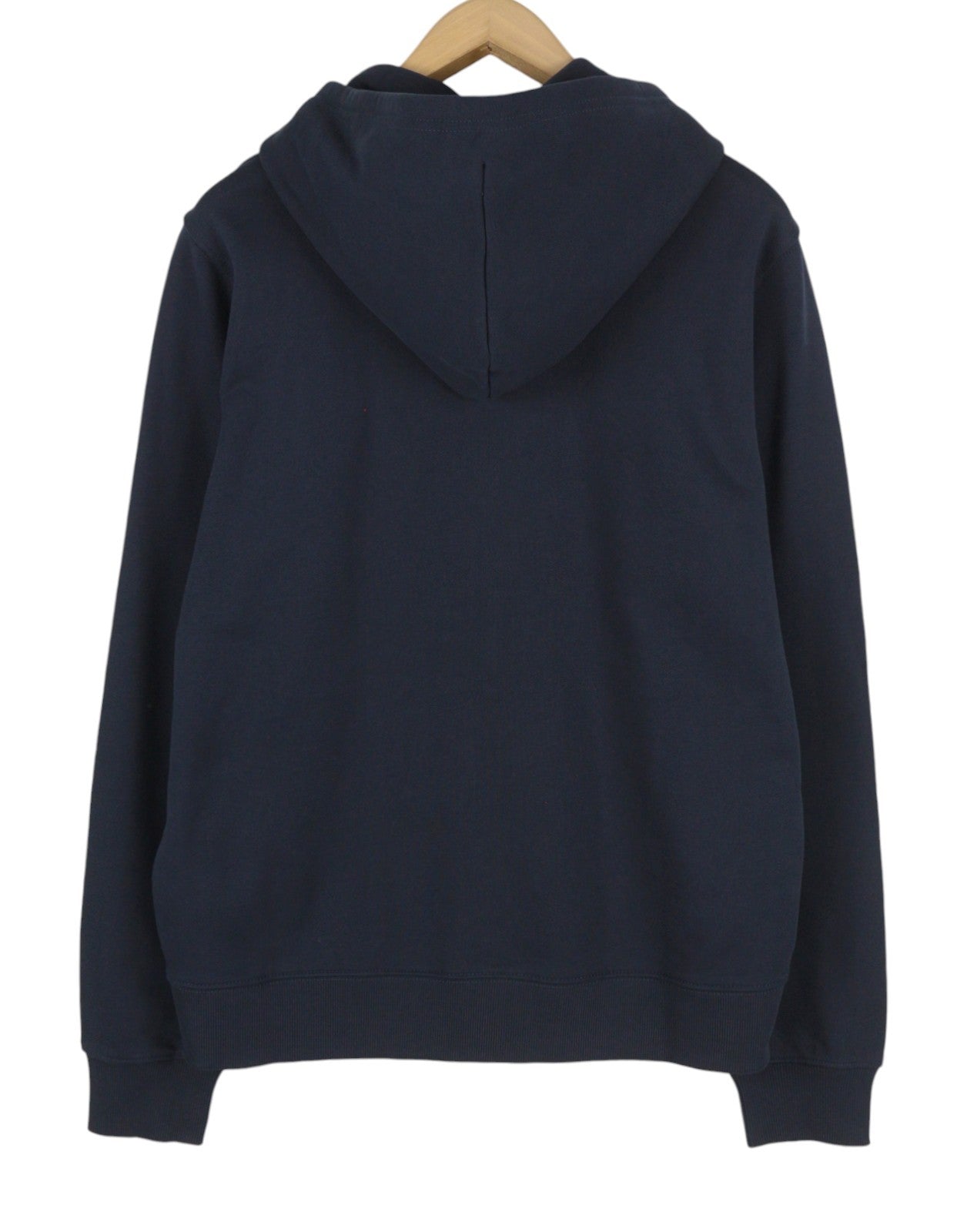 Diesel S-ginn-hood-zip 250209 Off Men Hoodiedark Blue Cotton Full Zip Rrp175