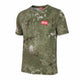 Diesel T-boxt-r12 Men T-shirtgreen Camouflage Crew Collar Short Sleeve
