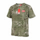 Diesel T-boxt-r12 Men T-shirtgreen Camouflage Crew Collar Short Sleeve