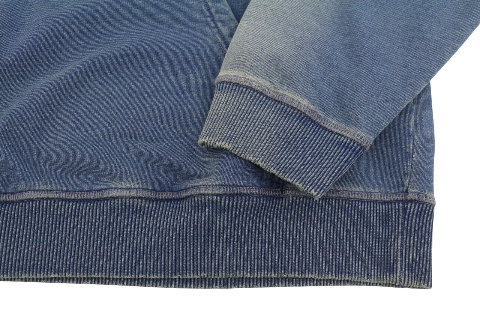 Diesel S-boxt-hood-r6 Men Hoodieblue Faded Kangaroo Pocket Pull On Rrp250