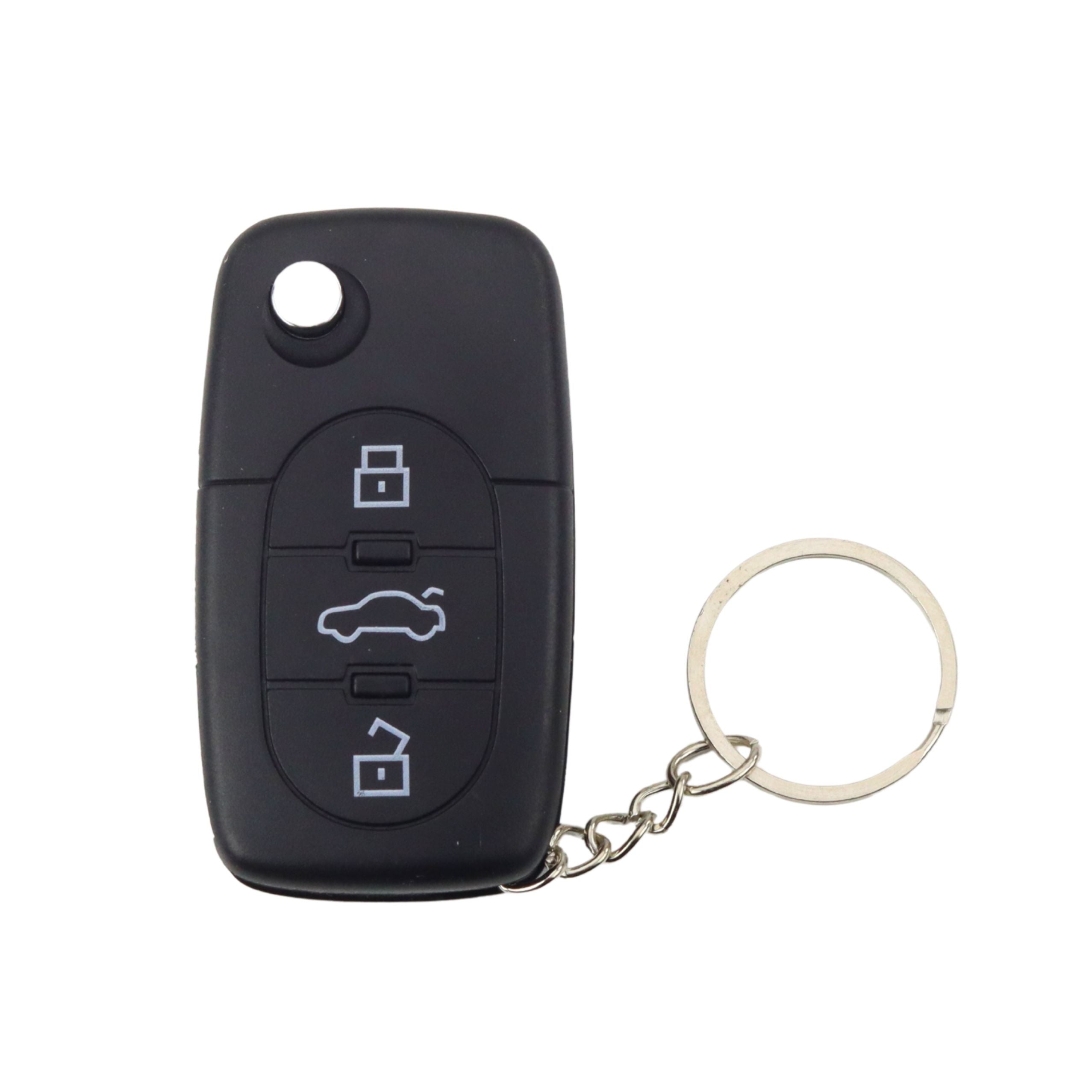 Keychain Car Remote Control Led Flashlight Shock 2 In 1