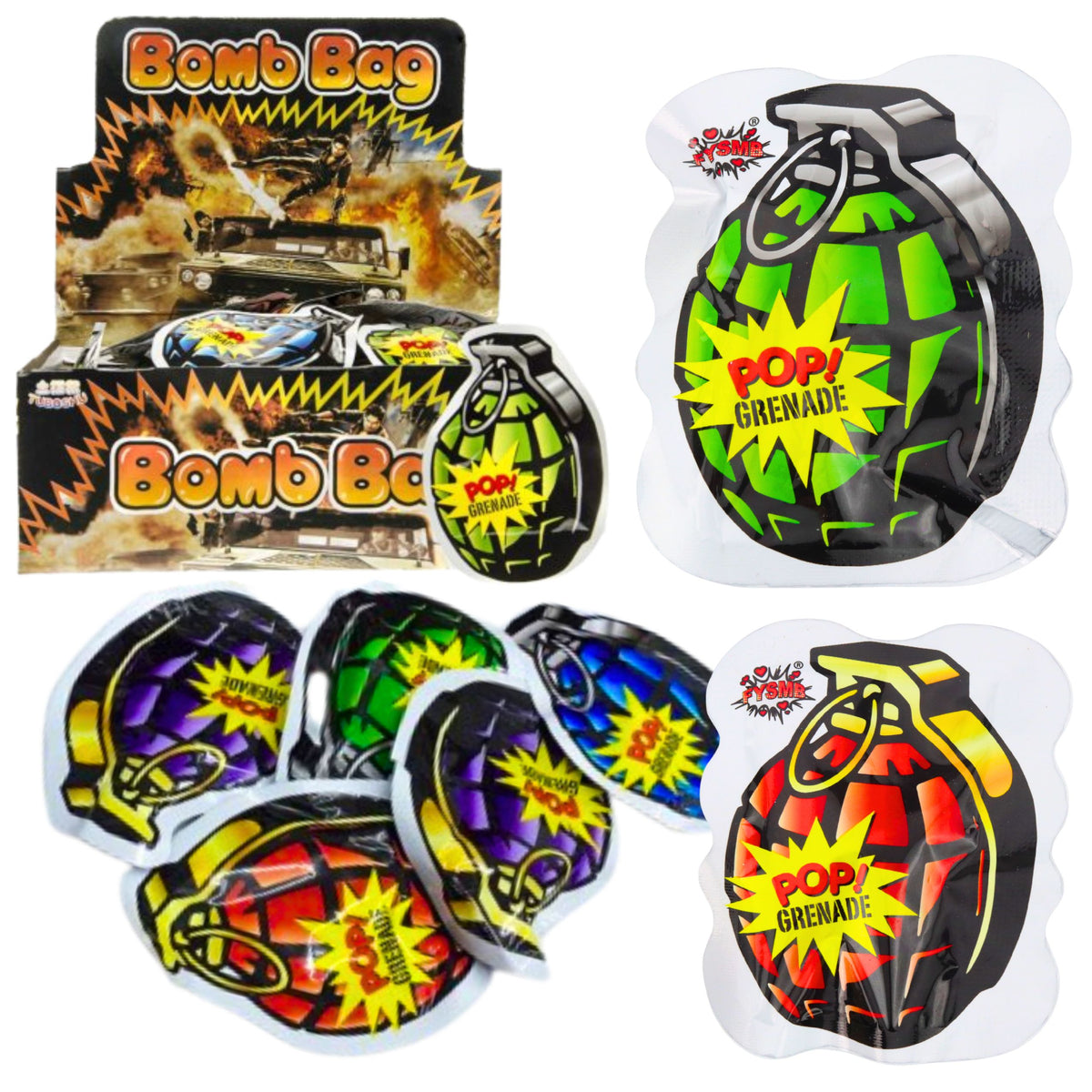 Safe Stun Grenade Self-inflating Balloon For Kids Crush And Throw