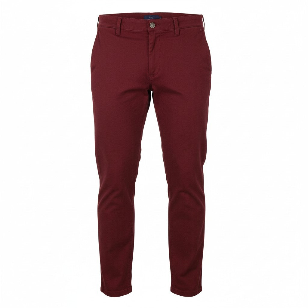Red Cotton Trousers