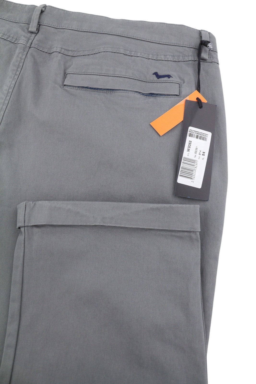 Pánské kalhoty Harmont & Blaine 54grey Regular Fit Turn-up Chino