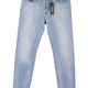 Diesel Buster 081al Masculino Jeansblue Desbotado Regular Slim Tapered Stretch