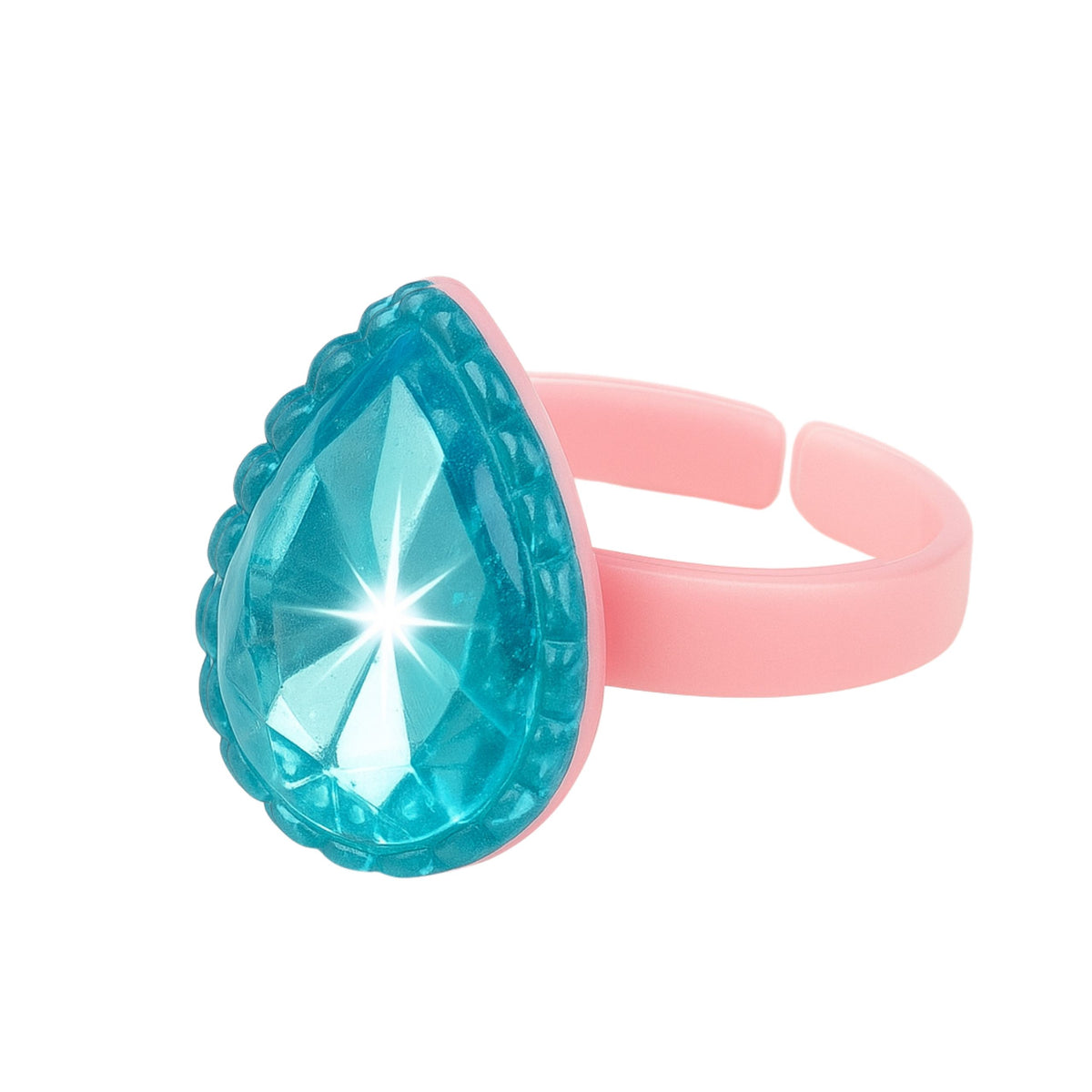 Beauty Set Children's Rings Colored Diamonds 50 Pcs.