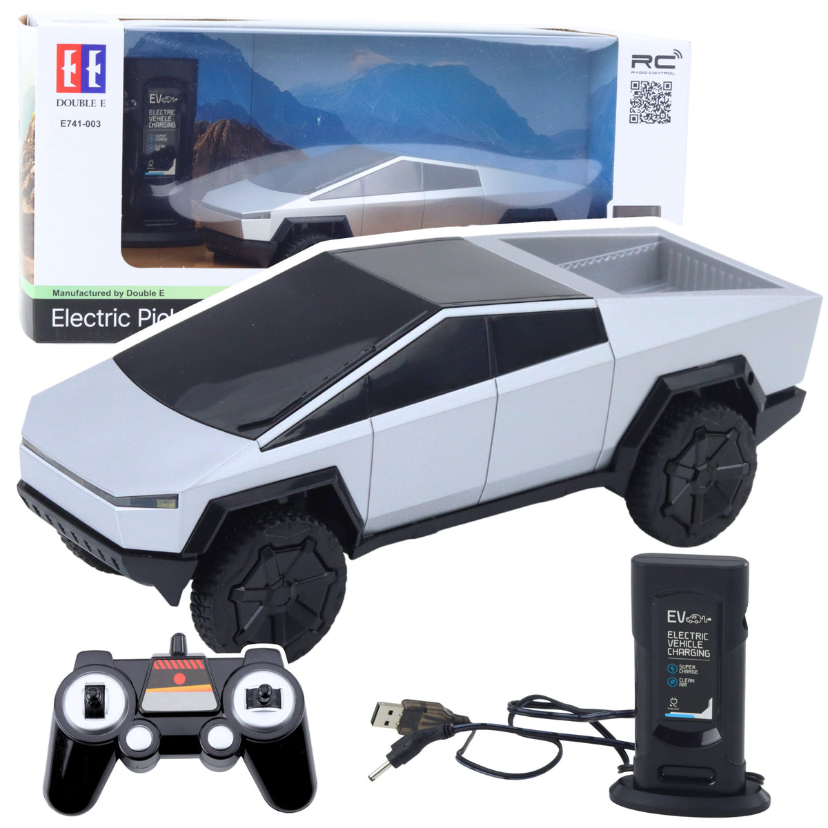 Távirányító Car Rc Pickup Truck Led Lights Ezüst