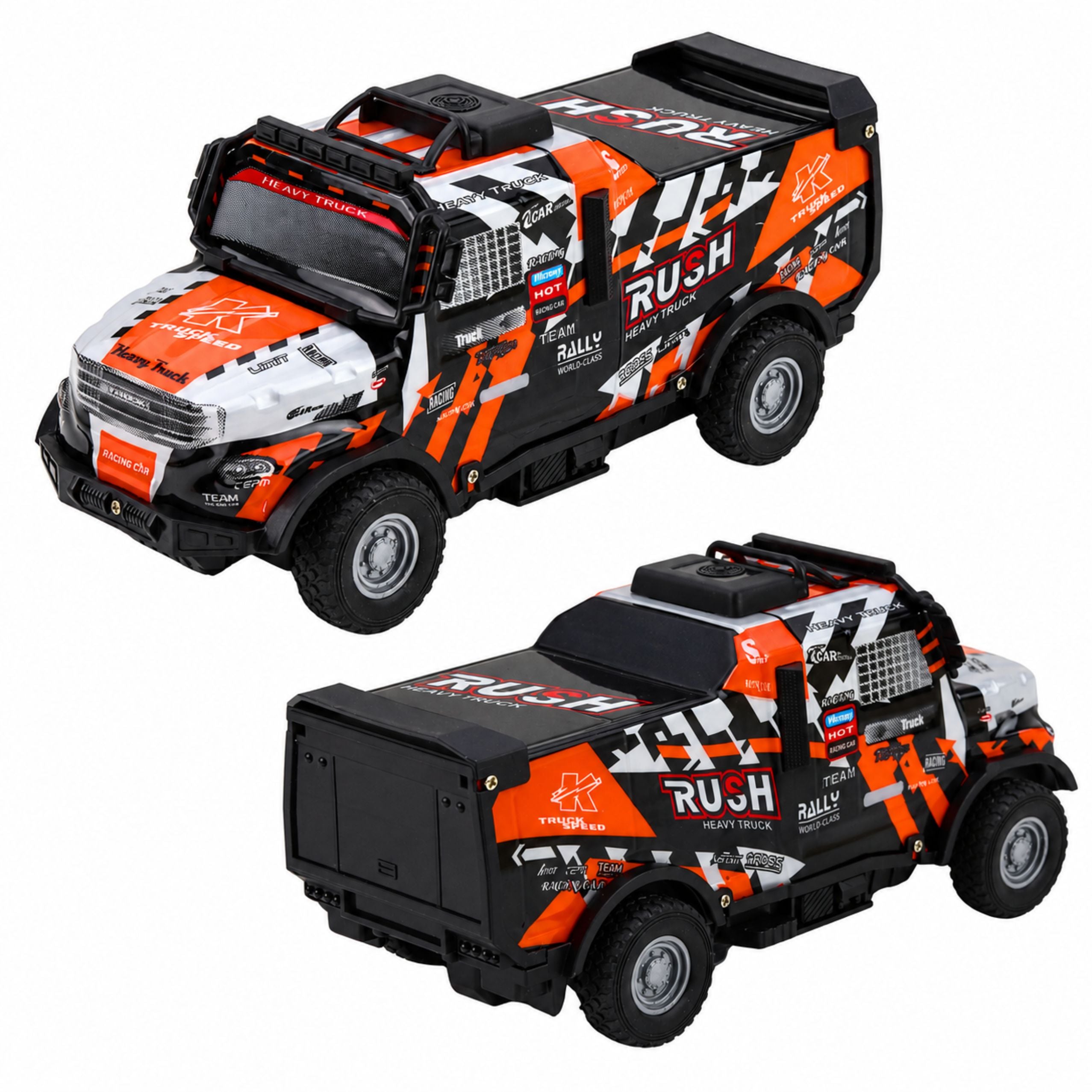 Off-road Vehicle With Friction Drive Illuminated Body Sounds
