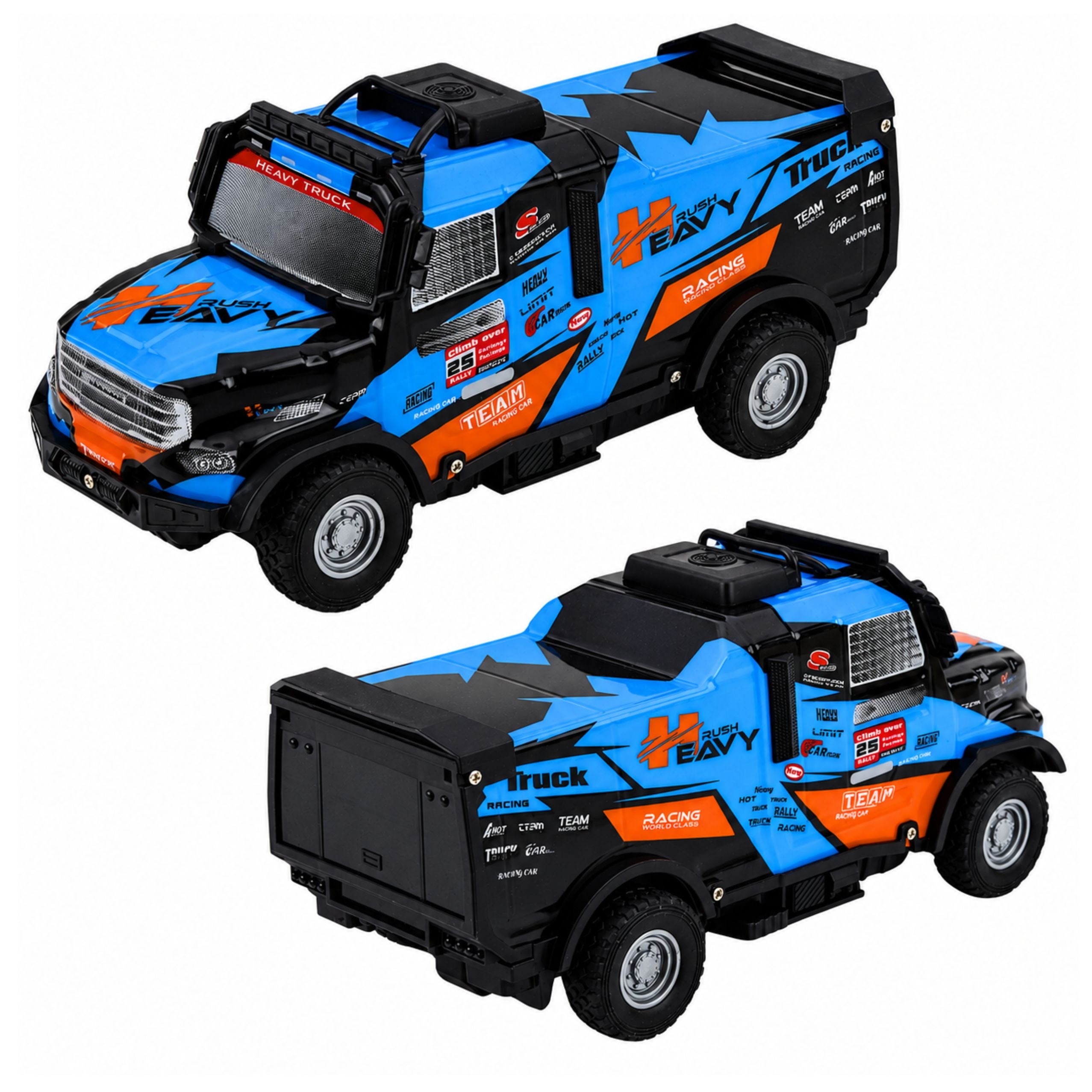 Off-road Vehicle With Friction Drive Illuminated Body Sounds