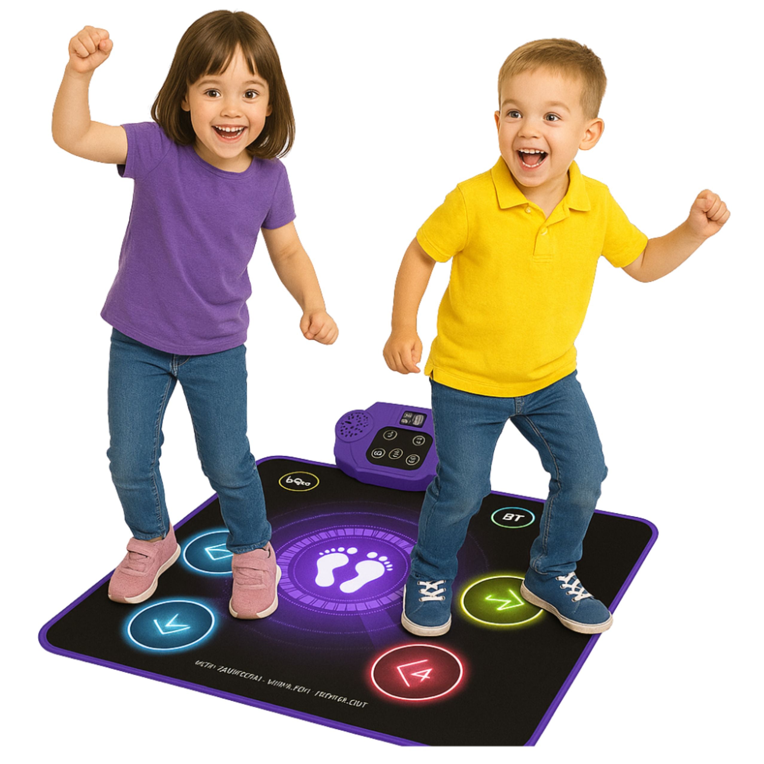 Interactive Dance Mat For Kids Bluetooth 5 Modes 3 Languages