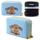 Two-compartment Wallet With Card Compartments Kapybara Blue 12.5 X 8.5cm