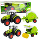 Rc Remote Controlled Agricultural Farm Tractor With Baler 1:24
