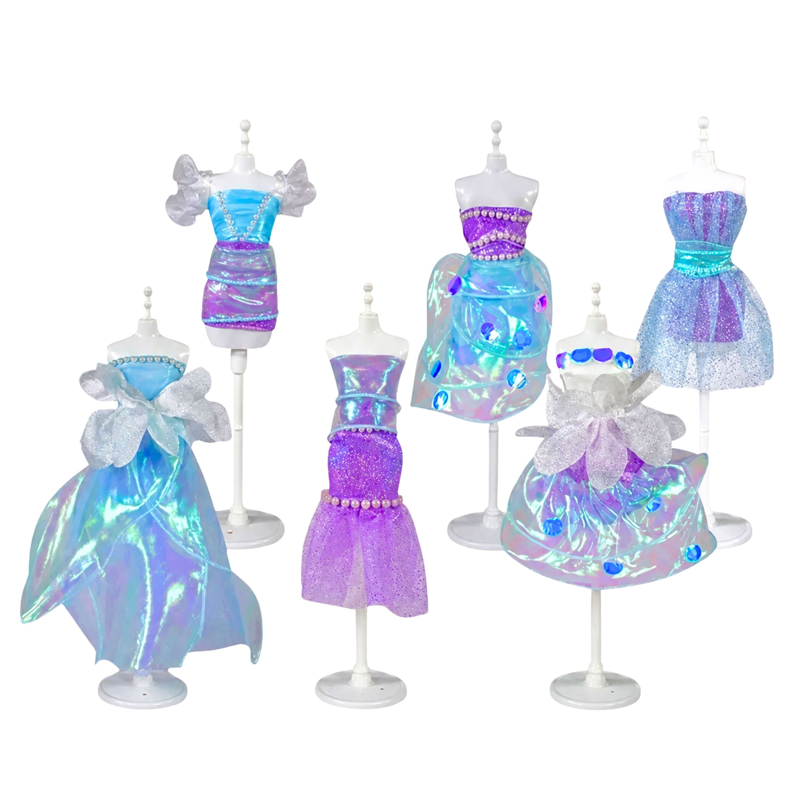 Diy Doll Dress Sewing Kit Little Fashion Designer 143 Pcs.