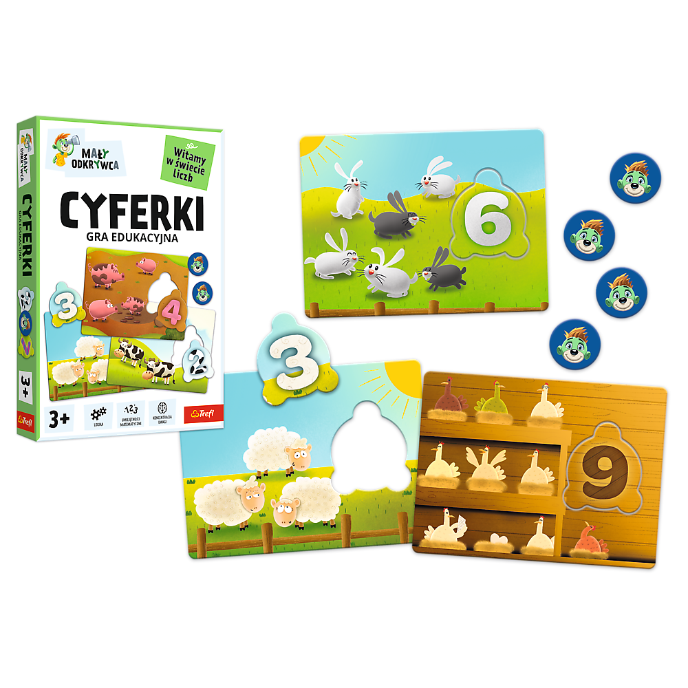 Game - Little Explorer Numbers Trefl 02810