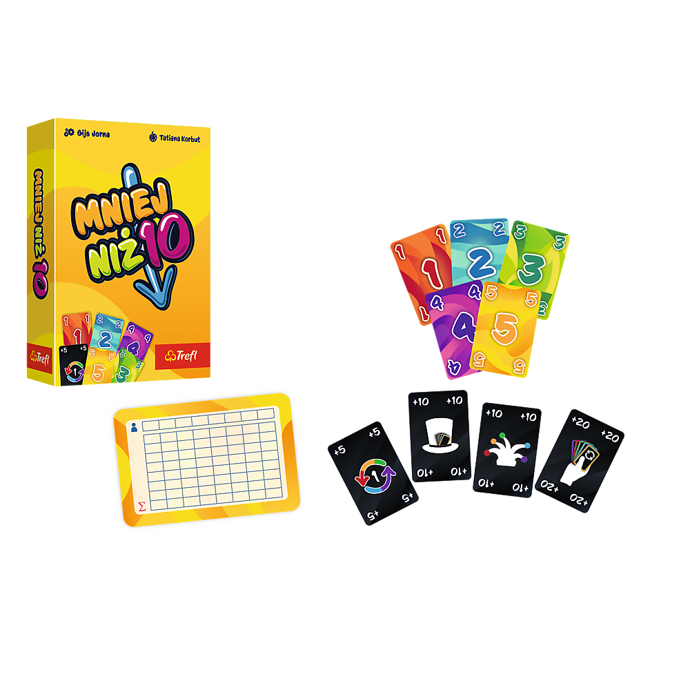 Card Game – Less Than 10 – Trefl 02880