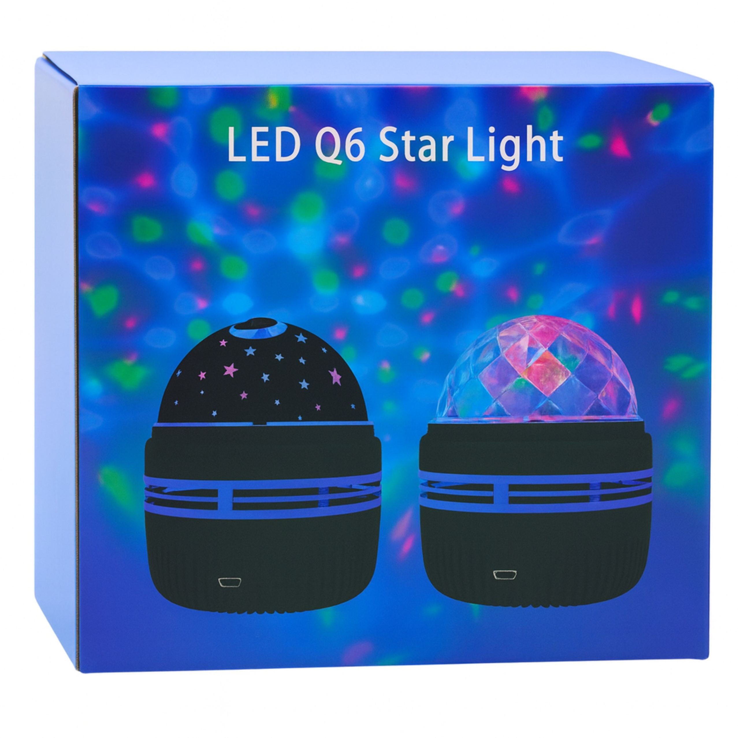 Projector Ball Night Lamp Colorful Led Lights 360° Remote Control