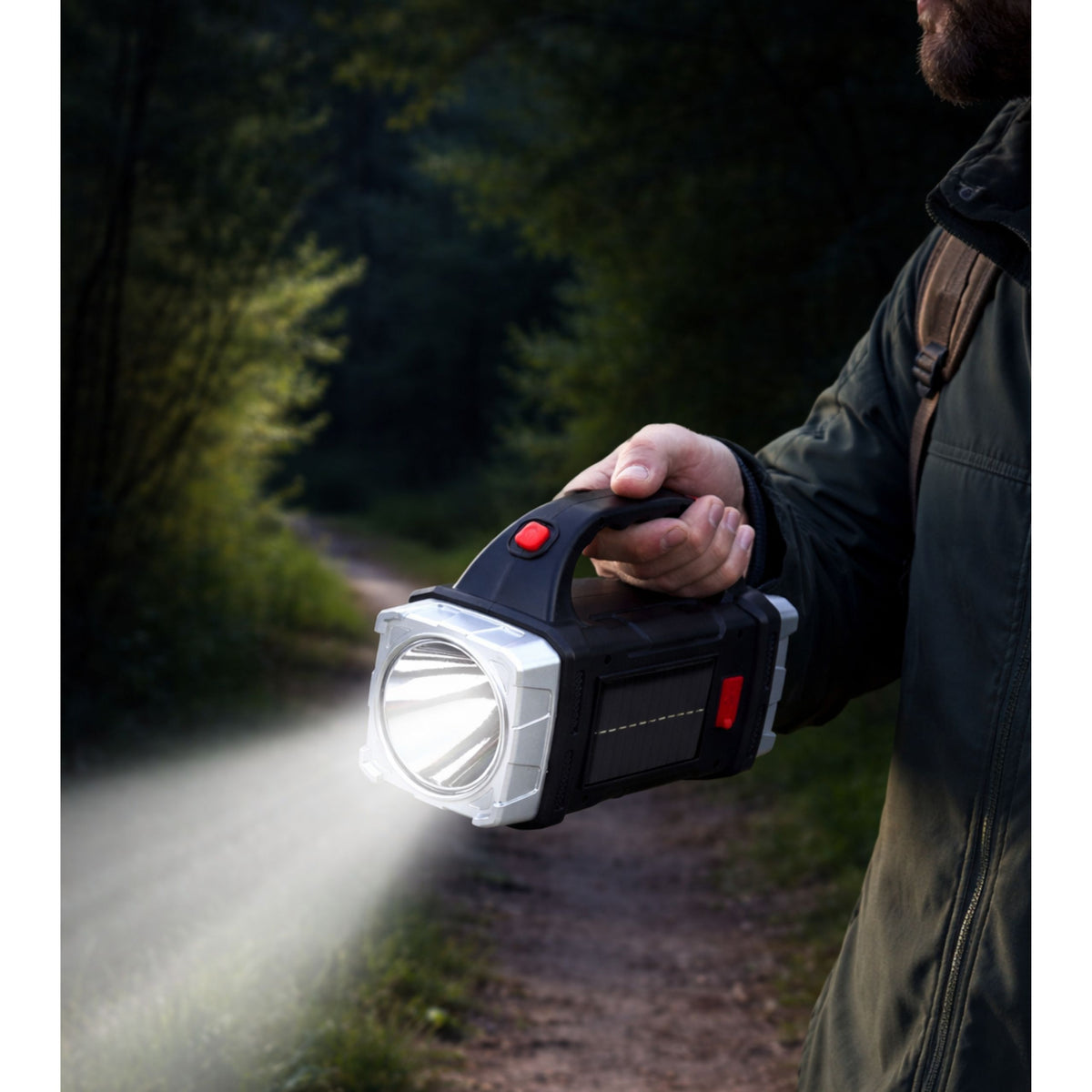 Hb-1678 38w Multifunctional Wide-angle Led Solar Flashlight