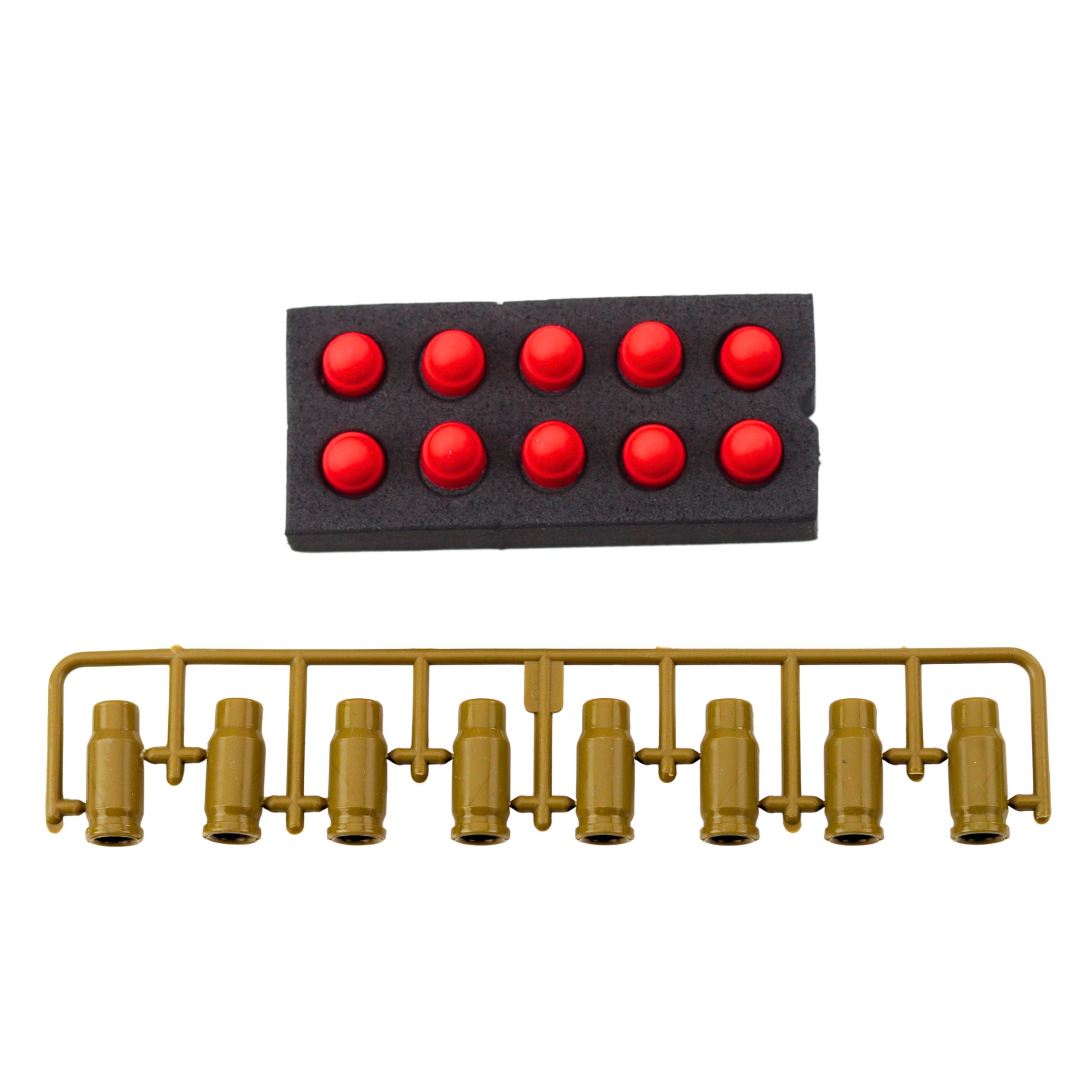 Toy Gun Foam Cartridges Ammunition Shells Green