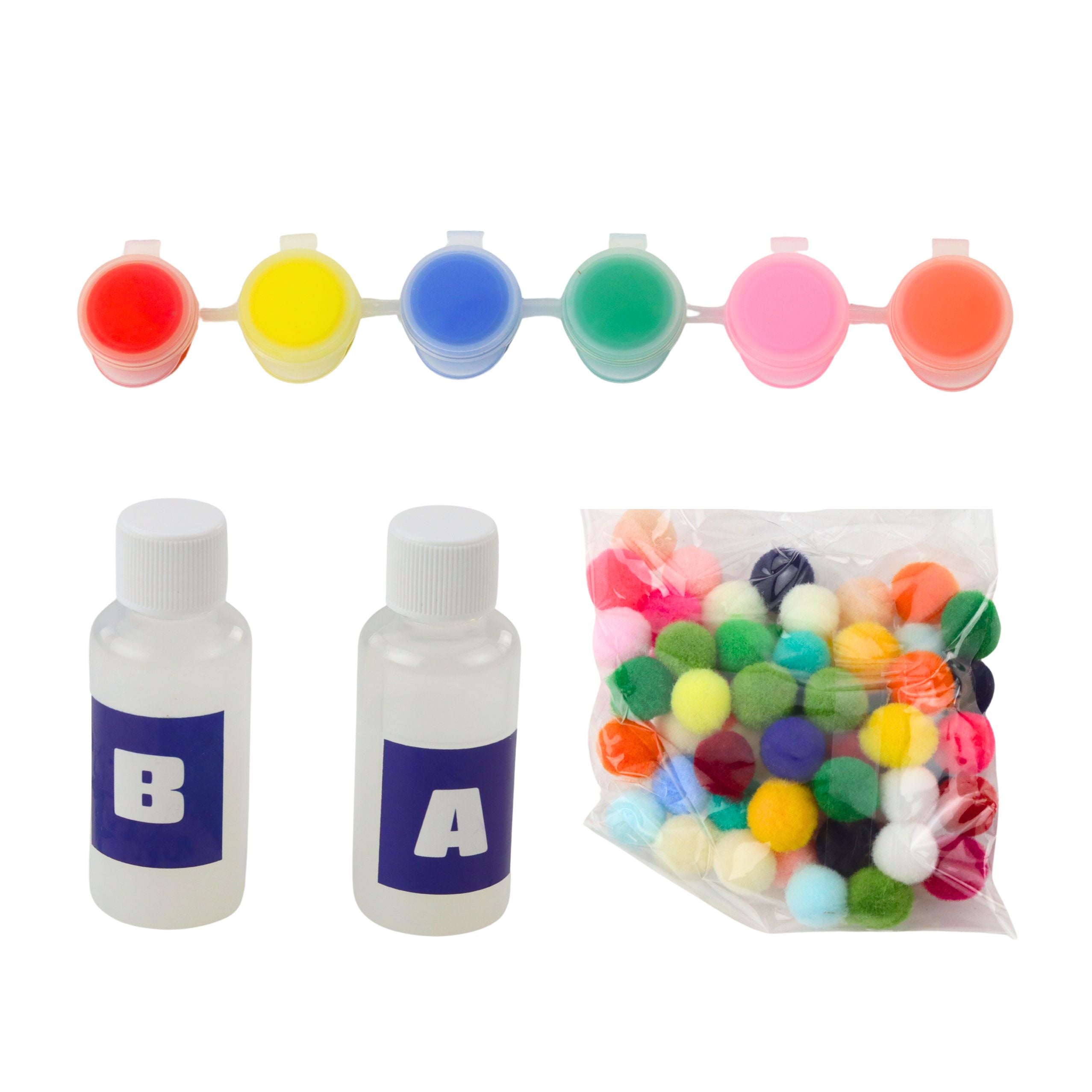 Creative Kit For Creating Diy Gel Figures Capybara 18 Pcs.