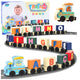 Educational Train Letters Numbers Colorful 16 Pcs.