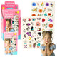 Set Of 60 Flower Tattoos For Kids
