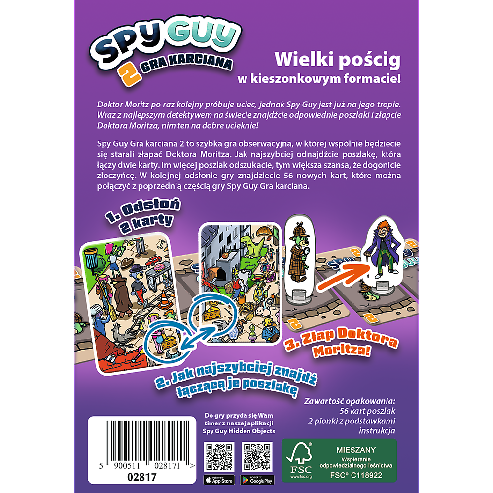 Game - Spy Guy Card Game 2 Of Trefl 02817