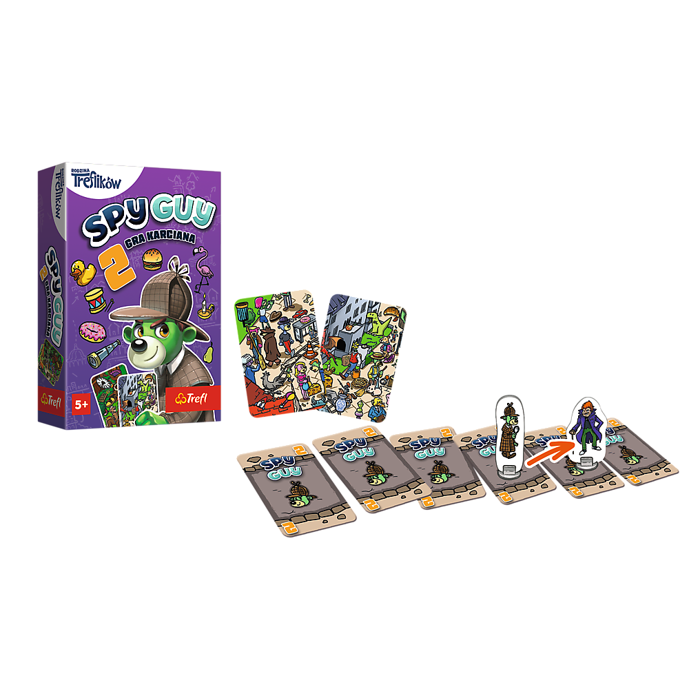 Game - Spy Guy Card Game 2 Of Trefl 02817