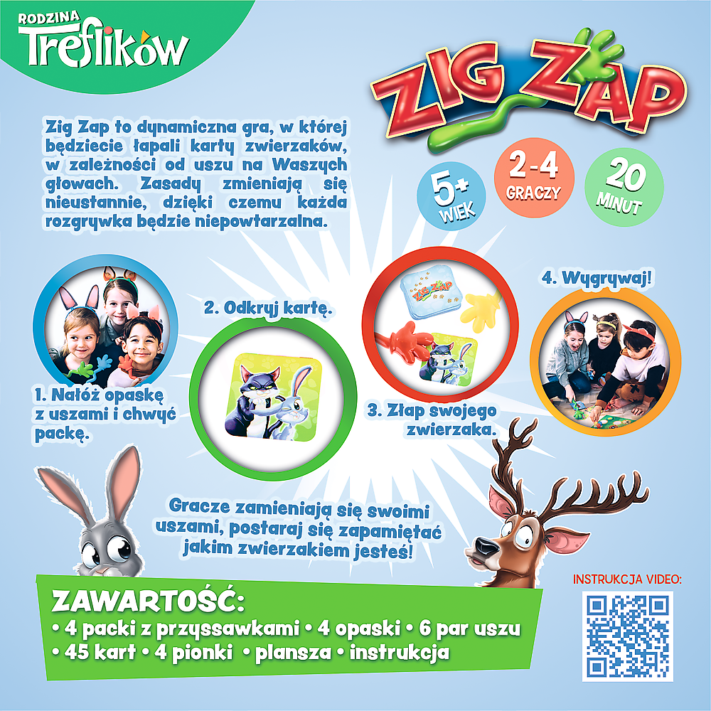 Game - Zig Zap Treflik Family Trefl 02821