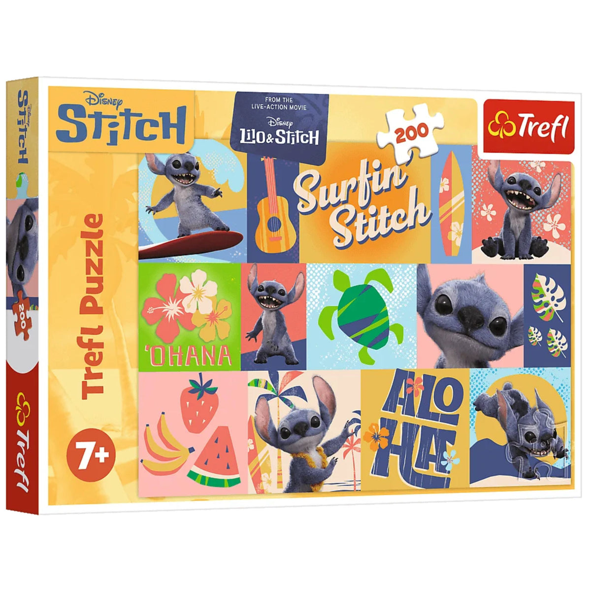 Puzal 200 - Eachtraí Haváís - Disney Stitch Trefl 13331