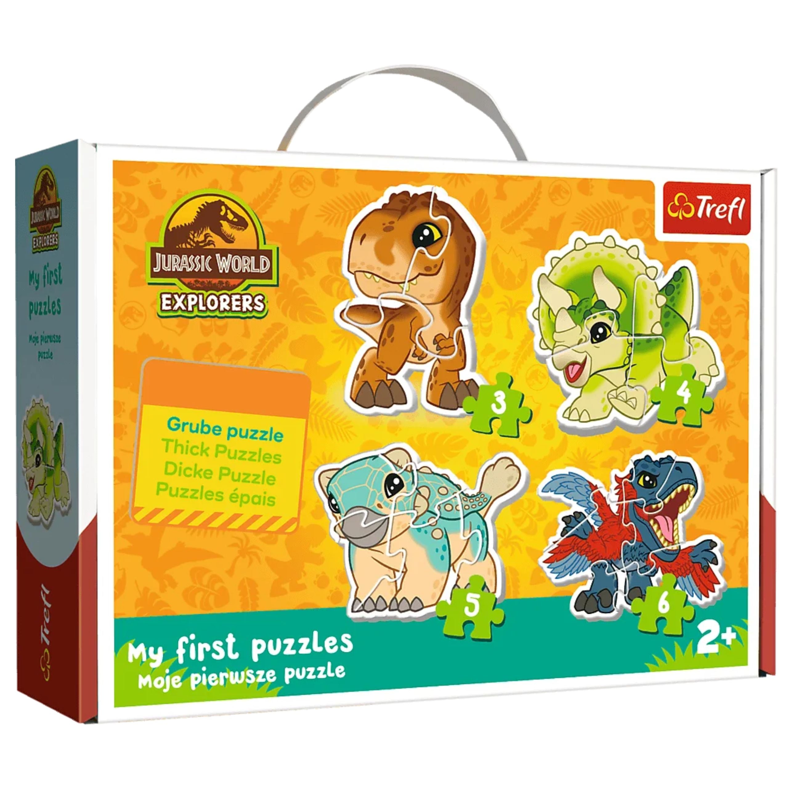 Baby Classic Puzzle - Cute Dinosaurs - Jurassic World Trefl 36138