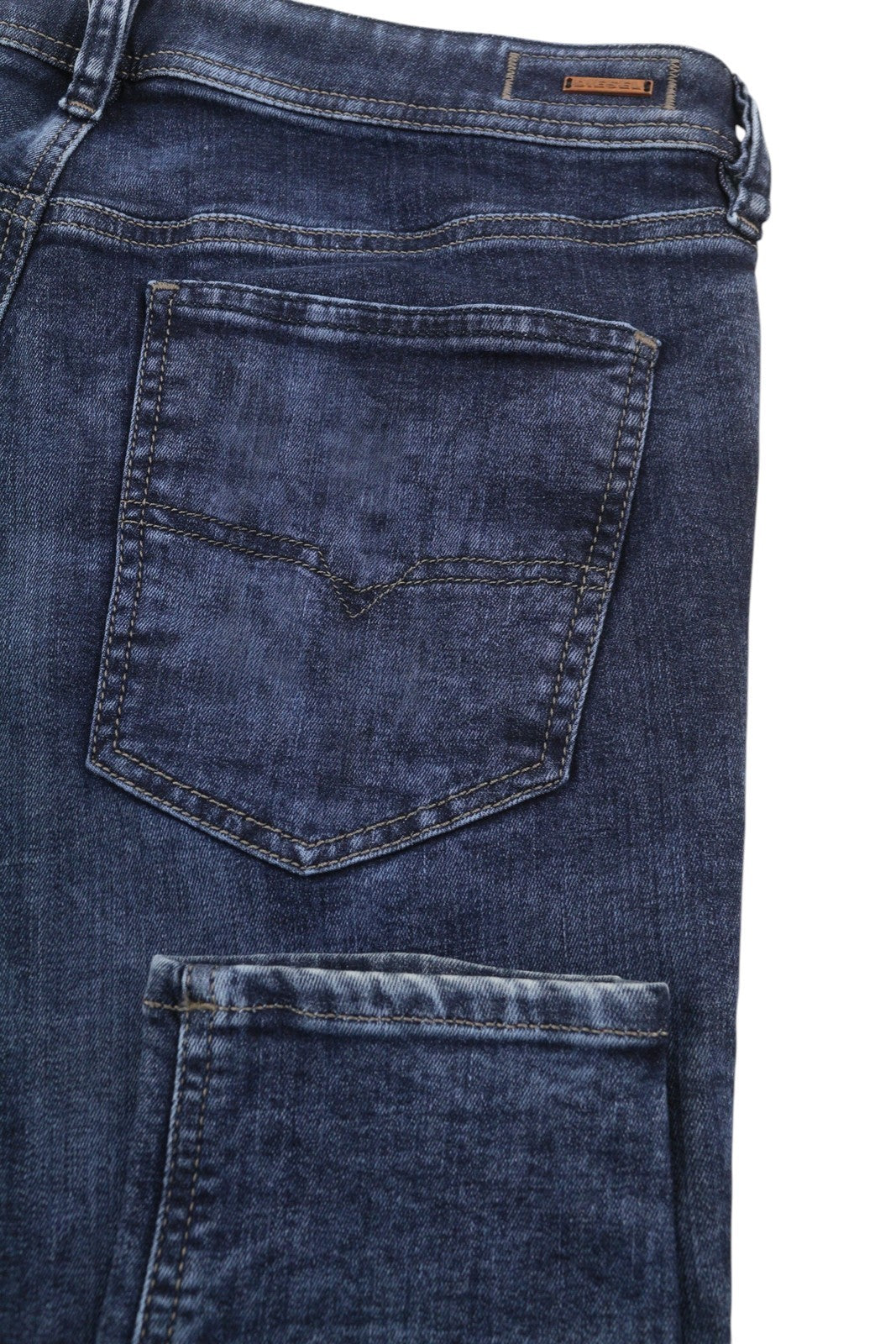 Diesel Stickker 0687m Masculino Jeansblue Bigodes Super Slim Skinny Stretch